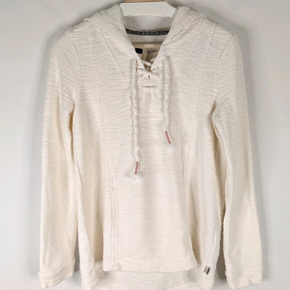 Roxy Tops - HOLD S ROXY Never Worn Lace-Up Hoodie Small